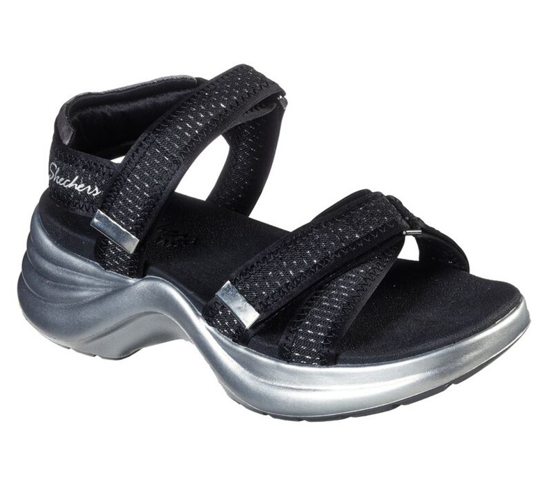 Skechers Solei St. - Mood Shiner - Womens Sandals Black [AU-KH0320]